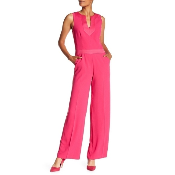 💕TRINA TURK💕 Beau Arts Sleeveless Jumpsuit Pink